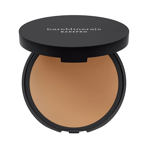 bareMinerals BAREPRO 16HR Skin-Perfecting Powder Foundation-Medium Deep Warm 40#Shade_Medium Deep 40 Warm