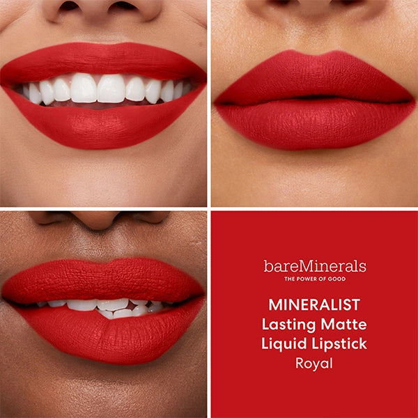 bareMinerals Mineralist Lasting Matte Liquid Lipstick - Royal#Shade_Royal