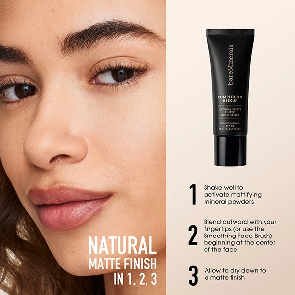 bareMinerals Complexion Rescue Mattifying Tinted Moisturizer SPF 30 - Tan Amber 07#Shade_Tan Amber 07