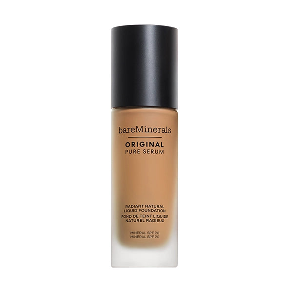 bareMinerals Original Pure Serum Radiant Natural Liquid Foundation Mineral SPF 20-Medium Warm 3#Shade_Medium Warm 3
