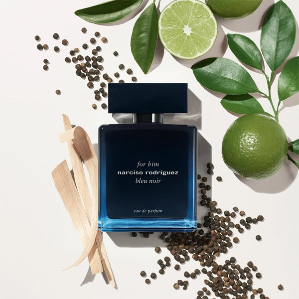 Narciso Rodriguez For Him Bleu Noir Gift Set Eau de Parfum 100ml And All-Over Shower Gel 50ml With Eau de Parfum Purse Spray 10ml