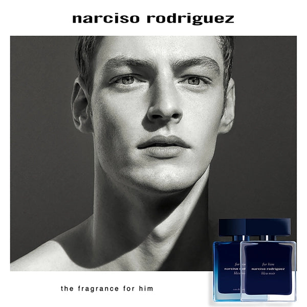 Narciso Rodriguez For Him Bleu Noir Gift Set Eau de Parfum 100ml And All-Over Shower Gel 50ml With Eau de Parfum Purse Spray 10ml