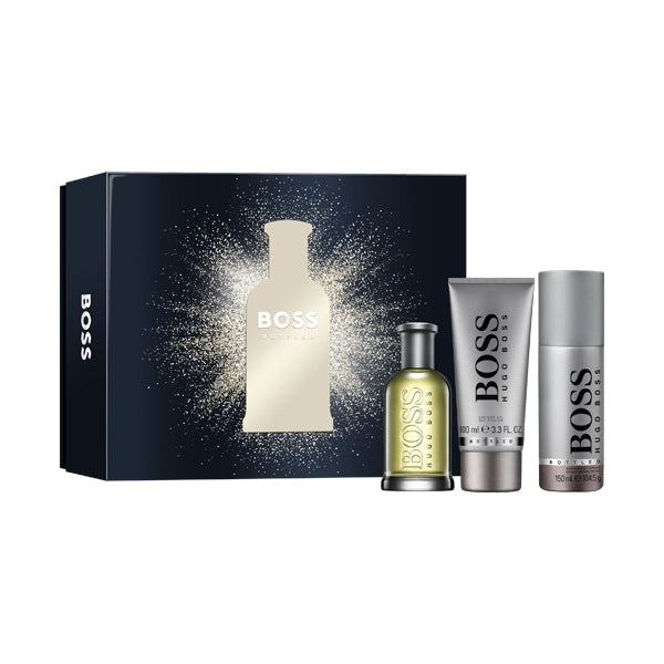 Boss Bottled EDT 100ml and Deo 150ml and Shower Gel 100ml