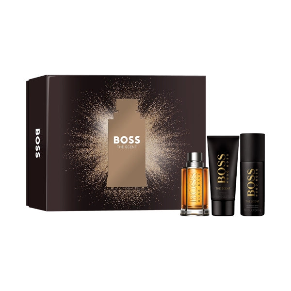 Boss The Scent for Him EDT 100ml and Deo 150ml and Shower Gel 100ml