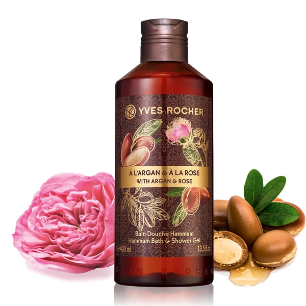 Yves Rocher Hammam Bath & Shower Gel With Argan & Rose