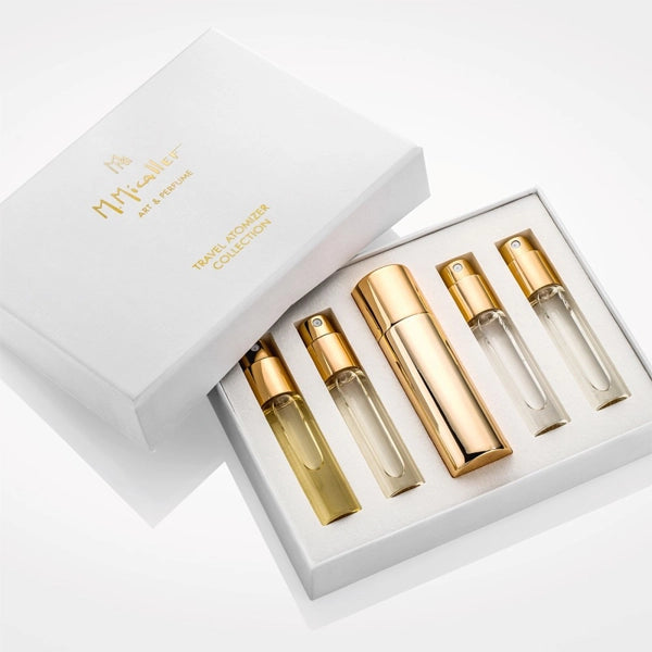 M. Micallef Travel Atomiser Nectar Gold Set Of 4x10ml