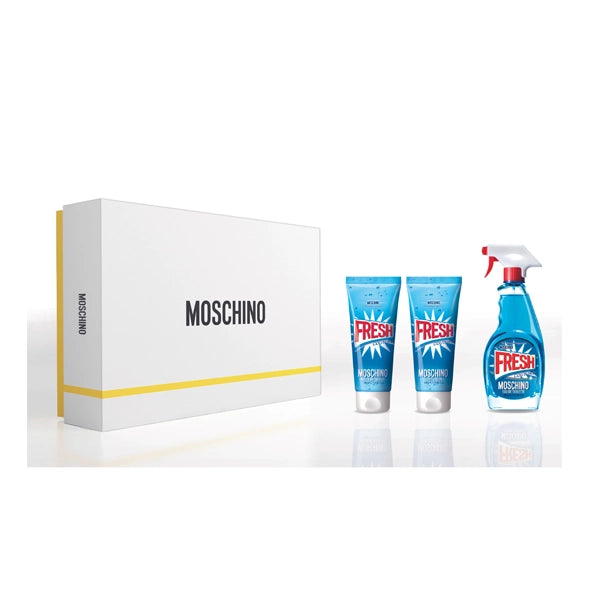 Moschino Fresh Couture Gift Set Eau de Toilette 50ml+ The Freshest Bath & Shower Gel 100ml+ The Freshest Body Lotion 100ml