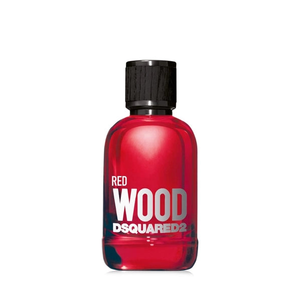 Dsquared2 Red Wood Gift Set Eau de Toilette 100ml And Perfumed Bath & Shower Gel 100ml And Silver Round Purse