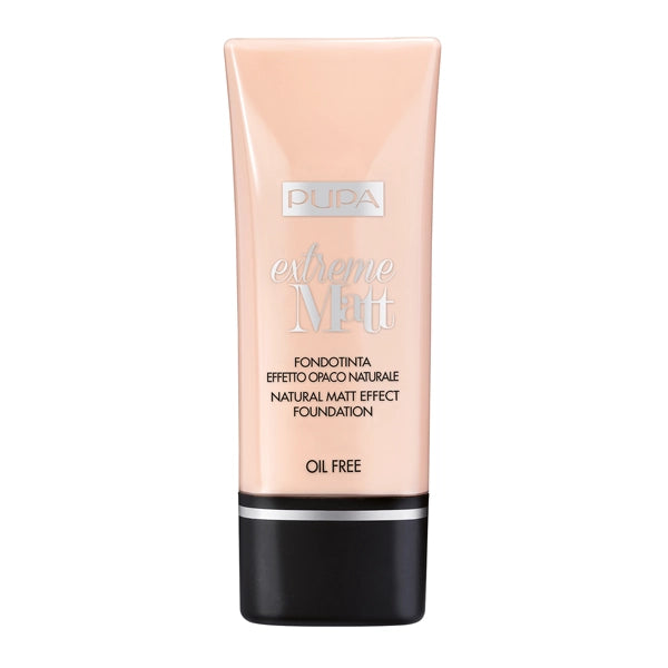 Pupa Milano Extreme Matt Natural Matt Effect Foundation Medium Beige 30ml#Shade_Medium Beige