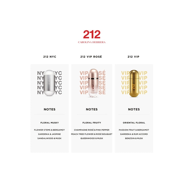 Carolina Herrera 212 VIP Rose Eau de Parfum 50 ml