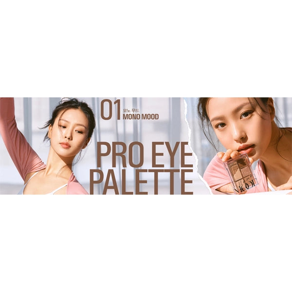 Clio Pro Eye Palette Mini001 Mono Mood 4gm#Shade_001 Mono Mood
