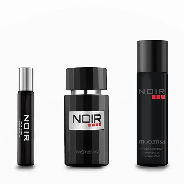 MOCEMSA NOIR GIFT SET -EDP 100ML AND TRAVEL SIZE 25ML AND DEO 150ML