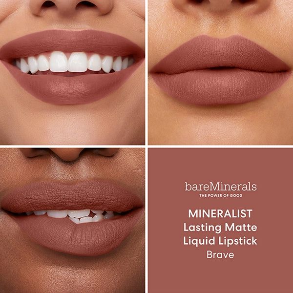 bareMinerals Mineralist Lasting Matte Liquid Lipstick - Brave#Shade_Brave