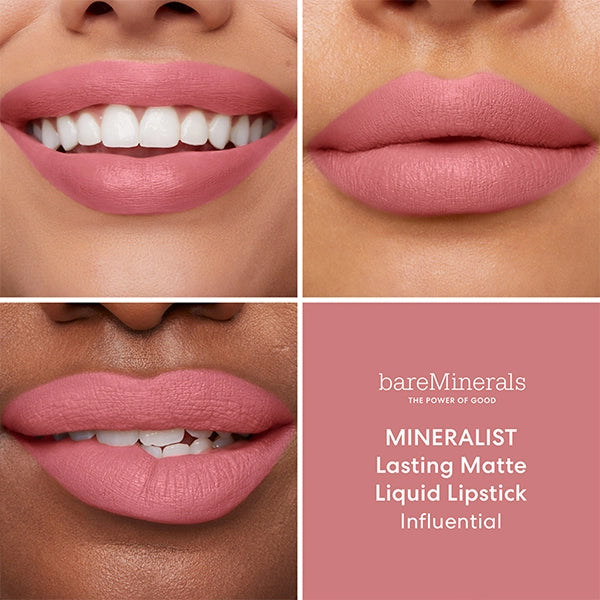 bareMinerals Mineralist Lasting Matte Liquid Lipstick - Influential#Shade_Influential