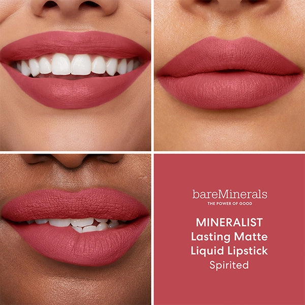 bareMinerals Mineralist Lasting Matte Liquid Lipstick - Spirited#Shade_Spirited