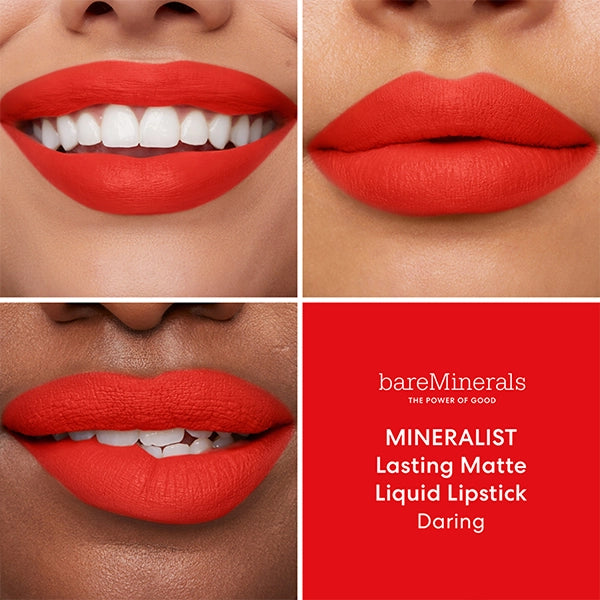 bareMinerals Mineralist Lasting Matte Liquid Lipstick - Daring#Shade_Daring