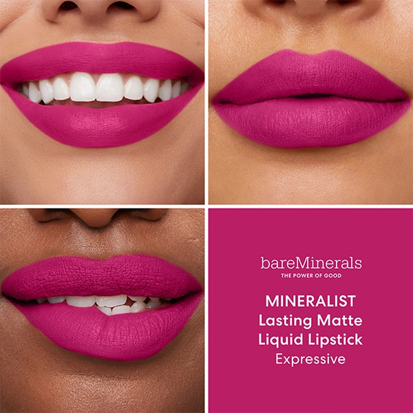 bareMinerals Mineralist Lasting Matte Liquid Lipstick - Expressive#Shade_Expressive
