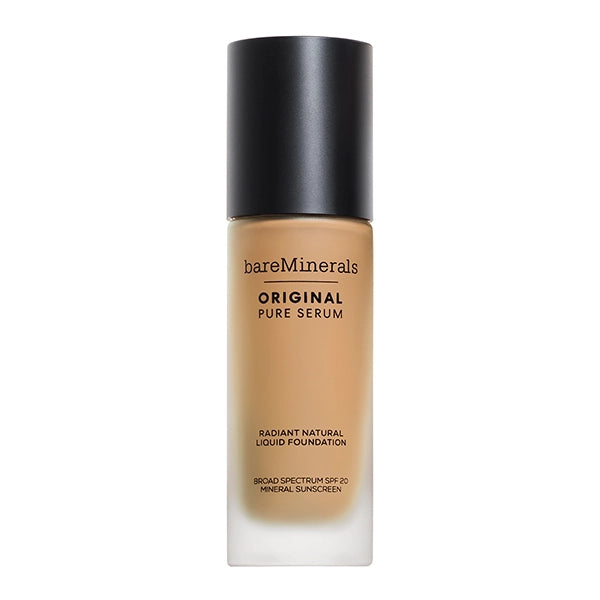 bareMinerals Original Pure Serum Radiant Natural Liquid Foundation Mineral SPF 20-Light Warm 2.5#Shade_Light Warm 2.5