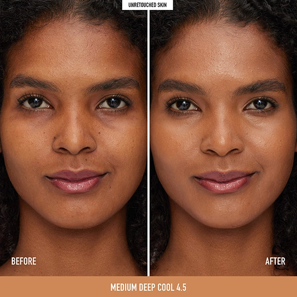 bareMinerals Original Pure Serum Radiant Natural Liquid Foundation Mineral SPF 20-Medium Deep Cool 4.5#Shade_Medium Deep Cool 4.5