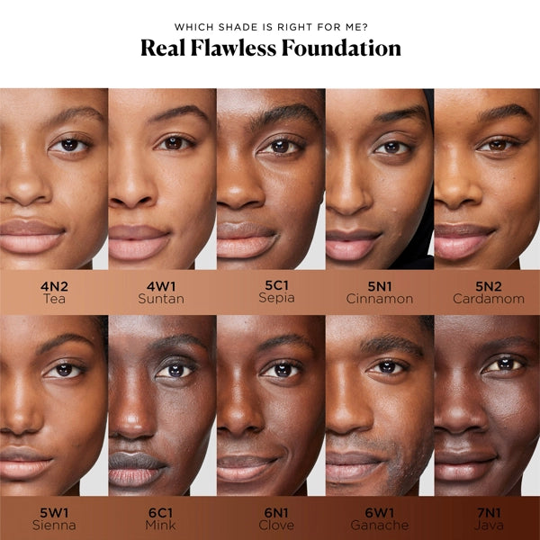 Laura Mercier Real Flawless Weightless Perfecting Foundation - 5C1 Sepia​#Shade_5C1 Sepia​