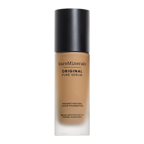 bareMinerals Original Pure Serum Radiant Natural Liquid Foundation Mineral SPF 20-Medium Warm 3.5#Shade_Medium Warm 3.5
