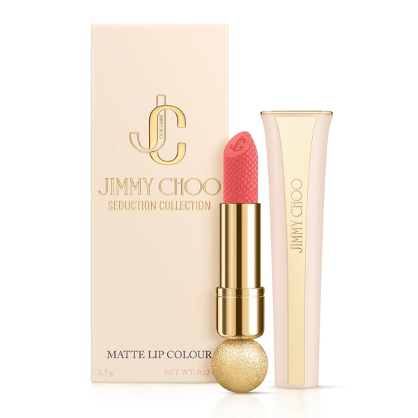 Jimmy Choo Seduction Collection Lipstick 014 Coral Sunset#Shade_014 Coral Sunset