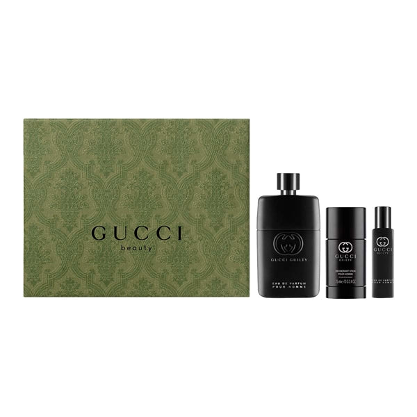Gucci Guilty Pour Homme Gift set Eau de Parfum 90ml And Miniature 15ml And Deo Stick 75ml