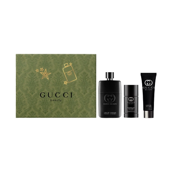 GUCCI Guilty Pour Homme EDP Giftset 90ml and Deo Stick 75ml and Shower Gel 50ml 