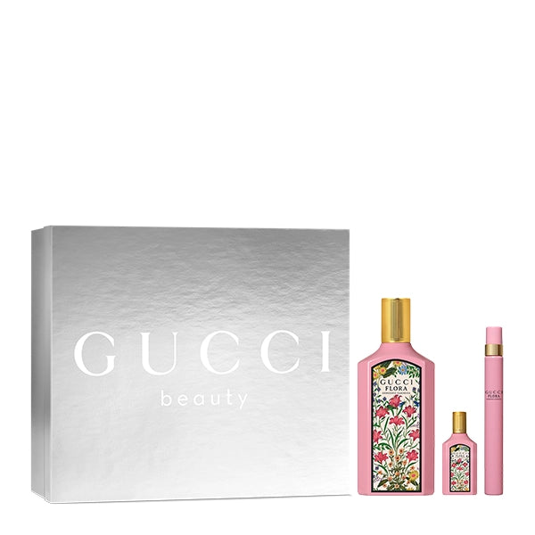 GUCCI Flora Gardenia Eau de Parfum Giftset 100ml and Miniature 10ml and Miniature 5ml