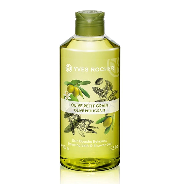 Yves Rocher Relaxing Bath and Shower Gel Olive Petit Grain 400 ml 