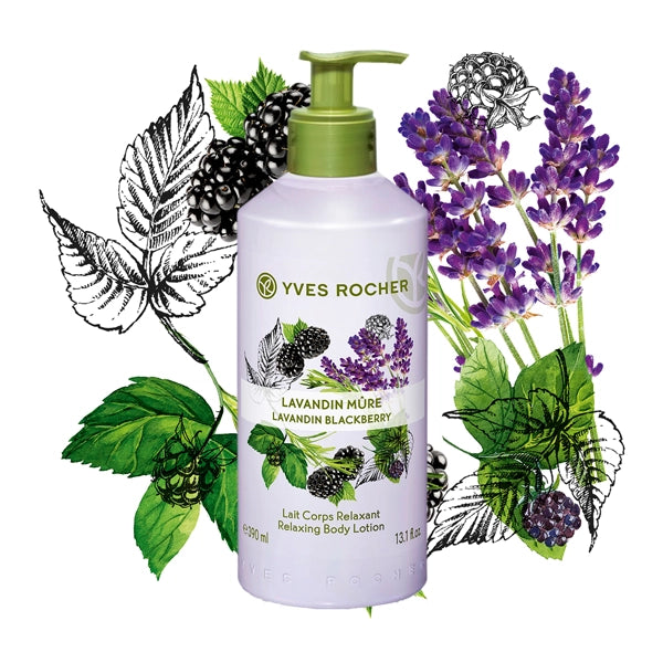 Yves Rocher Relaxing Body Lotion Lavander Blackberry