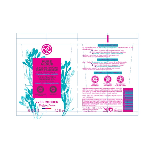 Yves Rocher Pure Algue The Ultra Fresh Cleansing Gel 