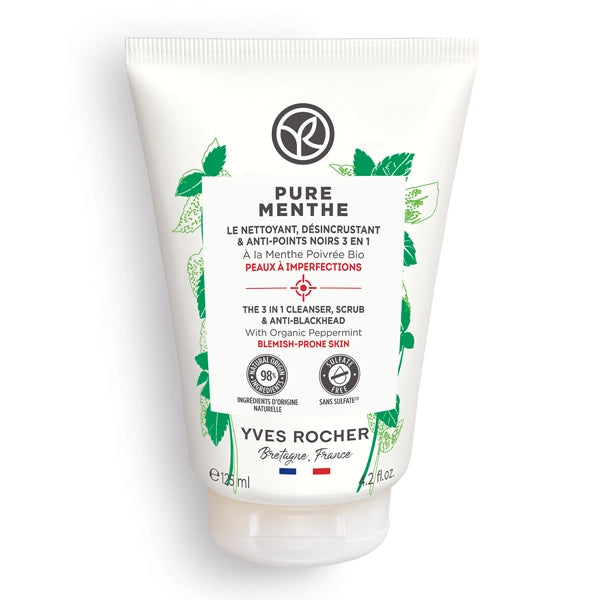 Yves Rocher Pure Menthe The 3 In 1 Cleanser