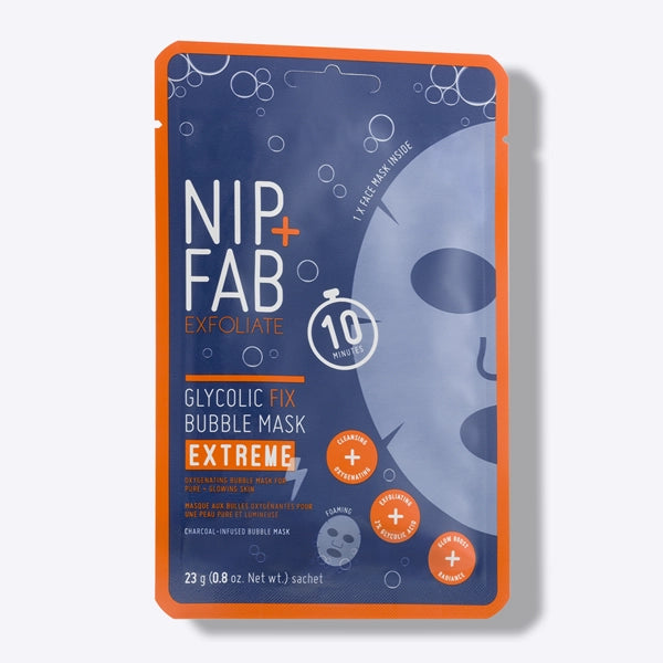 NIPFAB Glycolic Fix Bubble Sheet Mask Extreme