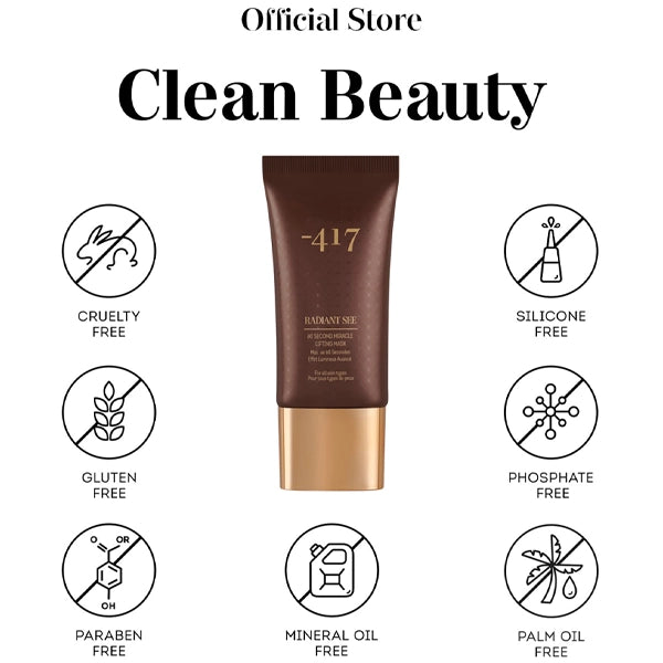 Minus 417 Radiant See 60 Second Miracle Lifting Mask