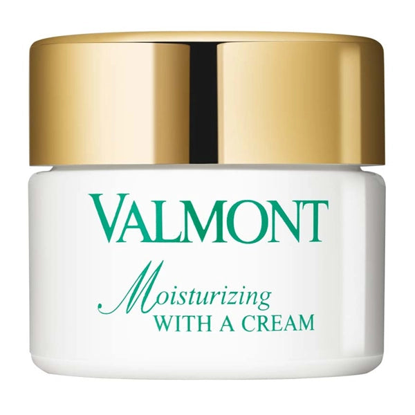 Moisturizing with a cream
