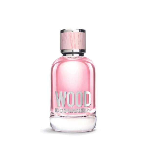 Dsquared2 Wood Woman Gift Set Eau de Toilette 100ml With Charming Bath & Shower Gel 100ml And Silver Round Purse