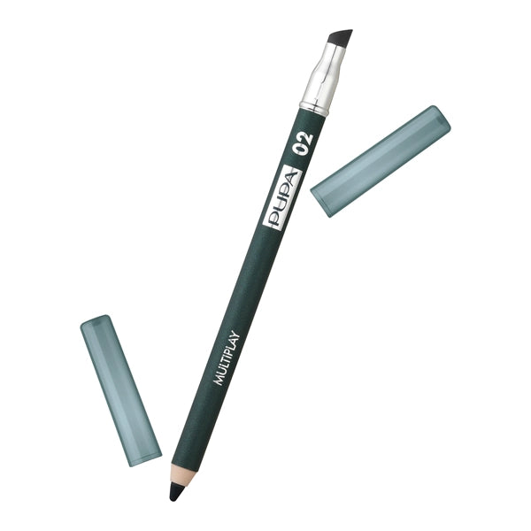 Pupa Milano Multiplay Triple-Purpose Eye Pencil Electric Green 1.2gm#Shade_Electric Green