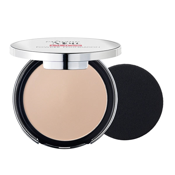 Pupa Milano Extreme Matt Natural Matt Effect Compact Powder Foundation-020-Light Beige#Shade_Light Beige:2