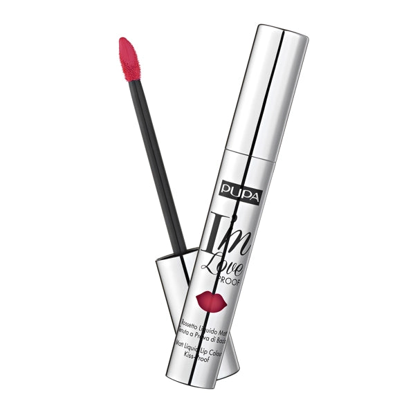 Pupa Milano I'M Loveproof Matt Liquid Lip Colour Kiss Proof Red Pop 2.7ml#Shade_Red Pop