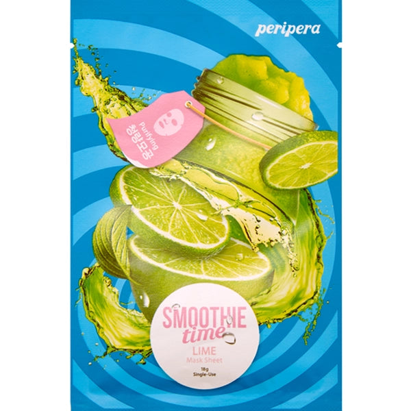 Peripera Smoothie Time Mask Sheet 1 Lime Purifying