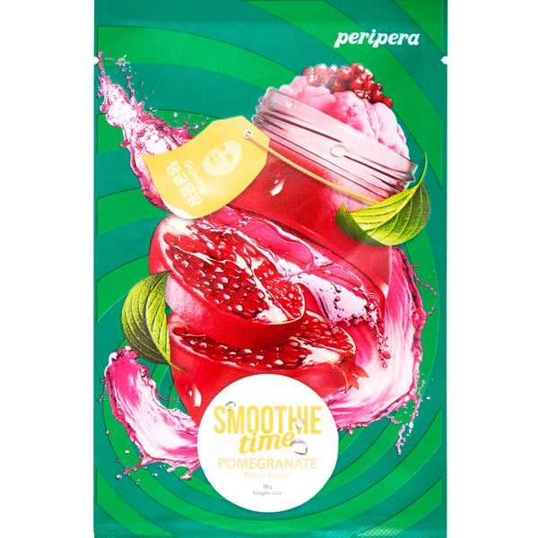 Peripera Smoothie Time Mask Sheet 2 Pomegranate Glowing